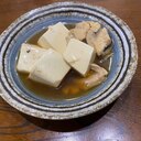 簡単、鮭缶と豆腐の煮物